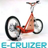 E-CRUIZER-750 ROLLER POWER RACE-SCOOTER ELEKTRO-ROLLER E-Scooter RED