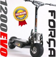 FORCA RACEKING-1200 RACE-SCOOTER ELEKTRO-ROLLER BLACK