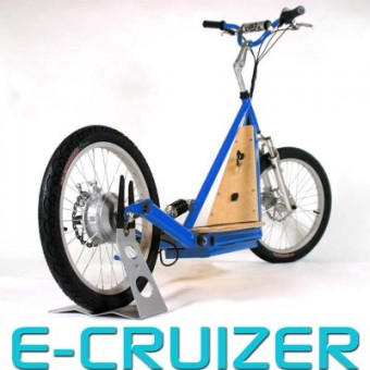 E-CRUIZER-750 Roller power race-scooter Elektro-Roller E-Scooter blue