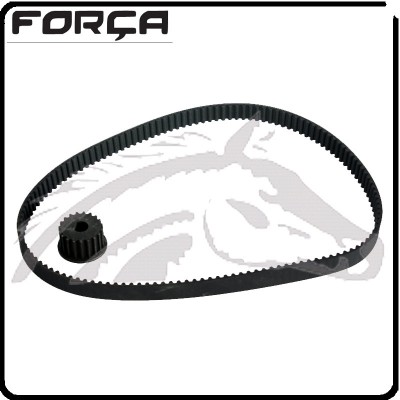 Antriebsriemen & Ritzel "Sport" für Forca Scooter Ersatzteile